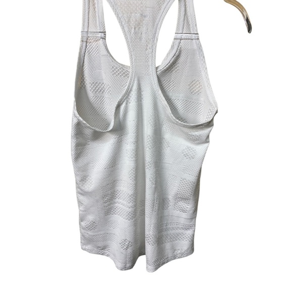 Nike White Gray Tank Top Racerback Athletic - Picture 4 of 5